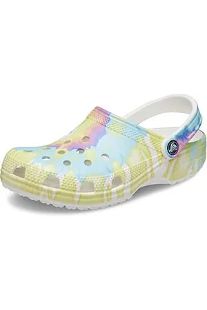 Crocs Classic Tie-dye Clogs, Zoccoli Unisex-Adulto, , 45/46 EU