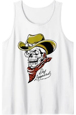 Def Leppard Skeleton Cowboy ufficiale Canotta