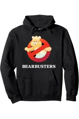Care Bears Halloween Bearbusters Retro Horror Movie Logo Felpa con Cappuccio
