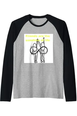 Friends Maglia con Maniche Raglan