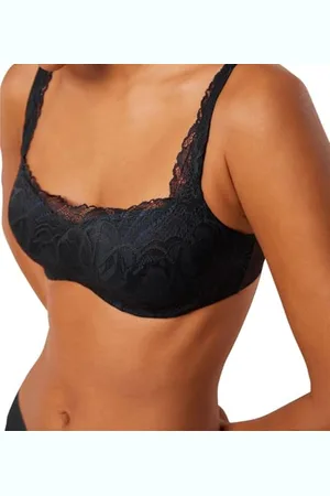 Triumph Donna Body Make-Up Illusion Lace Balconette, Bra, Black