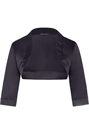 Apart Bolero Satinato Maglione, , XL Donna