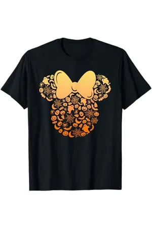 Disney Minnie Mouse Halloween Ghosts & Pumpkins Gradient Maglietta