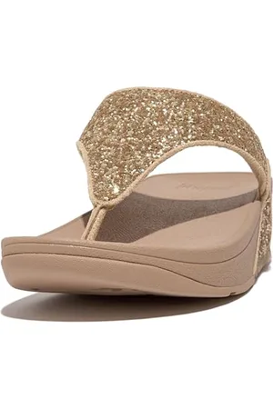 FitFlop Lulu Glitter Toe-Thongs, Sandali Donna, , 39 EU