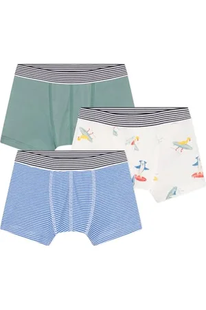 Petit Bateau A0ctg Boxer, , 4 Anni (Pacco da 3) Bambino