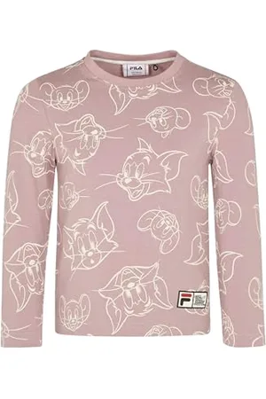 Fila Topeka Tee Maglia a Maniche Lunghe T-Shirt, , 98 cm-104 cm Unisex-Bambini