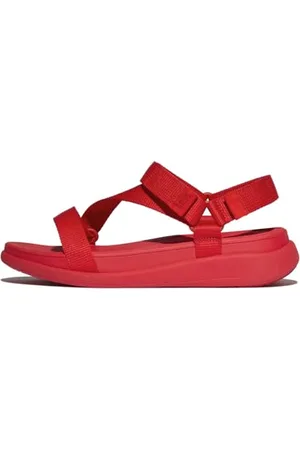 FitFlop F-mode Go Adj. Webbing Flatform Z-Strap Sandals, Sandali Donna, , 39 EU