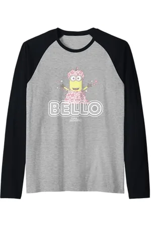 Minions Kevin Bello Sakura Season Maglia con Maniche Raglan
