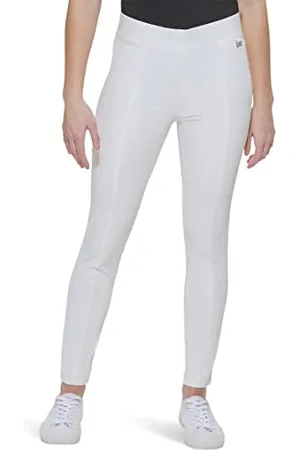 Calvin Klein M2tk0211-sw9-xs Pantaloni Eleganti, (Soft White), XS Donna