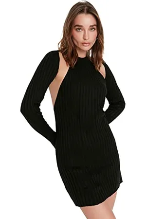 Trendyol Abito da Donna Slim Collo Alto Vestito, , M