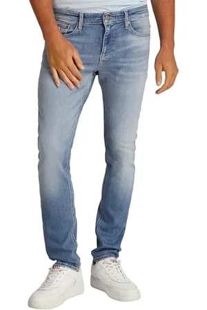 Tommy Hilfiger Uomo Jeans Scanton Slim Fit, Blu ( Medium), 30W/34L