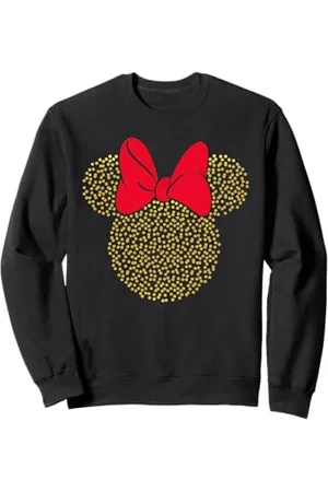 Disney Minnie Mouse Dotted Gold Icon Felpa