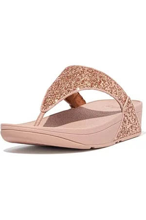 FitFlop Lulu Glitter Toe-Thongs, Ciabatte Donna, , 42 EU