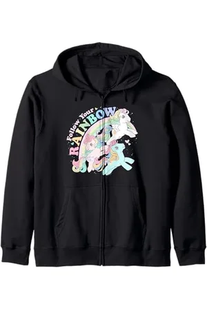 My Little Pony Pride Follow Your Rainbow Retro Group Shot Felpa con Cappuccio