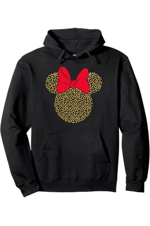 Disney Minnie Mouse Dotted Gold Icon Felpa con Cappuccio