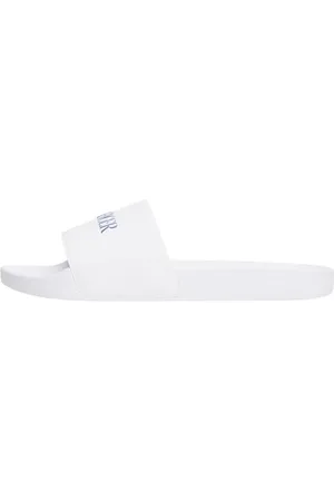 Tommy Hilfiger Uomo Scarpe da Mare Print Tumble con Logo, (White), 44