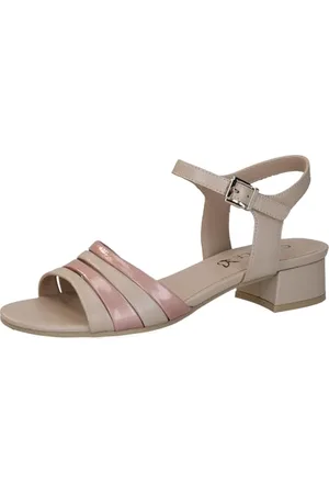 Caprice Damen 9-28710-44, Sandali Bassi Donna, Beige/Pink, 42 EU