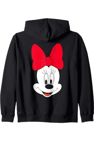 Disney Minnie Mouse Big Face Felpa con Cappuccio