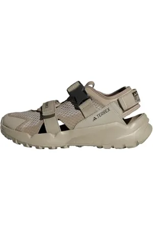 adidas Terrex Hydroterra AT Sandals, Scarpe da Trekking Unisex-Adulto, Wonder Beige/Wonder Beige/Core Black, 39 EU