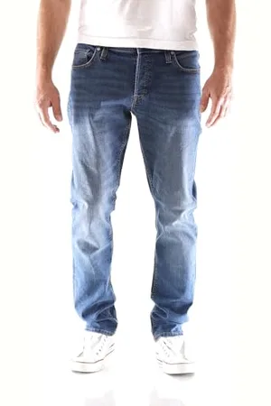 JACK & JONES JACK&JONES Jjiglenn Jjoriginal SQ 223 Noos Jeans, Blue Denim, 34W x 34L Uomo