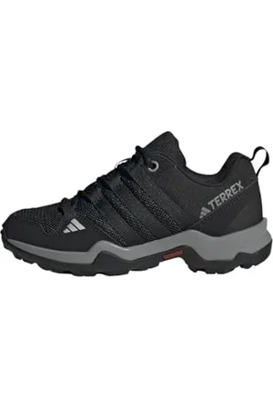 adidas Terrex AX2R Hiking Shoes, Scarpe da Trekking Unisex-Adulto, Core Black/Core Black/Vista Grey, 34 EU