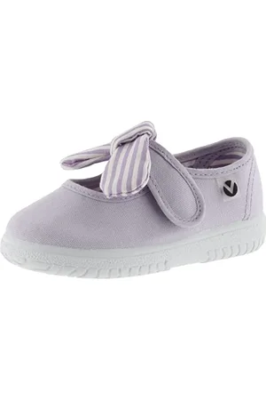victoria Ballerine Unisex Ojalá Tela & Strappo & Fiocco A Righe 105110 per Bambini 30