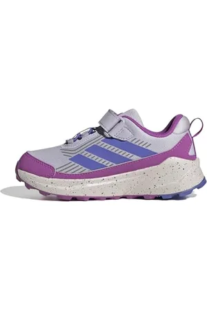 adidas Terrex Trailmaker 2 Hiking Shoes Kids, Scarpe da Trekking, Silver Dawn/Semi Cobalt Blue/Purple Burst, 25 EU