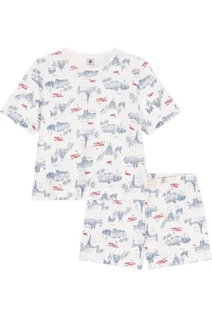 Pigiama Manica Corta Petit Bateau - Donna, 100% Cotone | Comodo E Traspirante - Foto 5