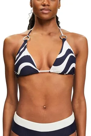 Bikini ESPRIT Bondi Beach SSN - Top Plunge Imbottito Con Reggiseno Intero E Stampa A Righe - Foto 6