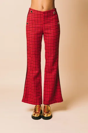 SIMONA CORSELLINI Pa01001 pantaloni dark , 42