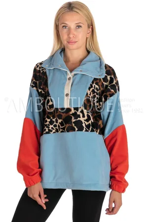 WHITE 219wfp felpe maculato/celes/aranc., m