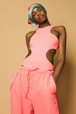 Kostum N1 Ke2447 coral neon body kostumn°1