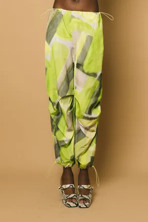 Kostum N1 Ke2428 print lime pantaloni kostumn°1