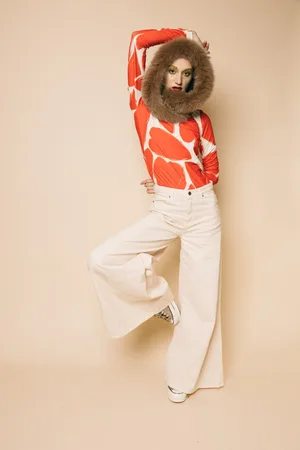 Essentiel Antwerp Golobo printed top tshirt e polo