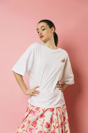 Essentiel Antwerp Hungle embroidered tshirt e polo