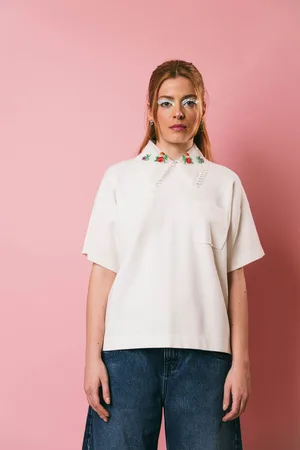 Essentiel Antwerp Hideal white maglieria