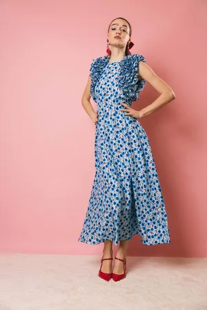 Essentiel Antwerp Hexico multi ruffle abiti