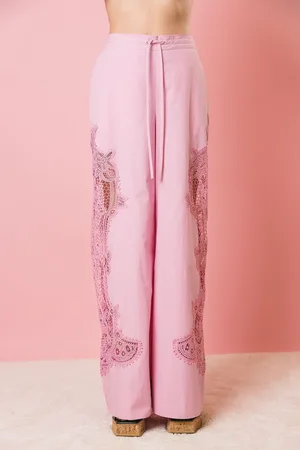 Essentiel Antwerp Hace pink pantaloni