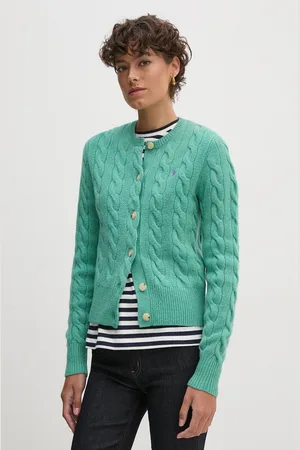 Ralph Lauren Cardigan in lana colore beige 211910443