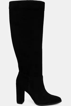 Ralph Lauren Stivali in pelle scamosciata Artizan Tall donna colore 802937807001