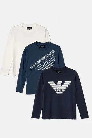 Emporio Armani Longsleeve in cotone bambino/a colore 6D4DJ4 4J54Z