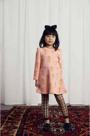 Mini Rodini Vestito di cotone bambina Winter flowers colore 2475012028