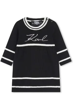 Karl Lagerfeld Vestito di cotone bambina colore Z30277