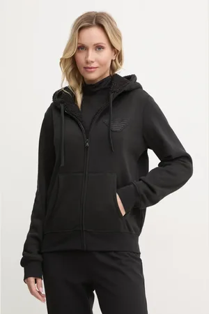 Emporio Armani Felpa lounge colore con cappuccio 164610 4F256