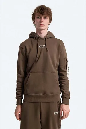Alpha Industries Felpa in cotone uomo