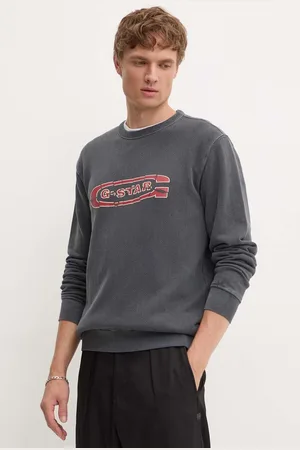 G-Star Felpa in cotone uomo colore D25101-D688