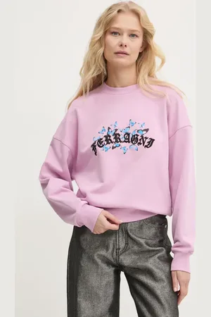 Chiara Ferragni Felpa in cotone donna colore 77CBIK08