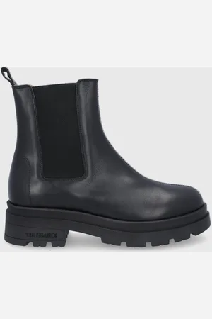 Trussardi Stivaletti chelsea in pelle donna