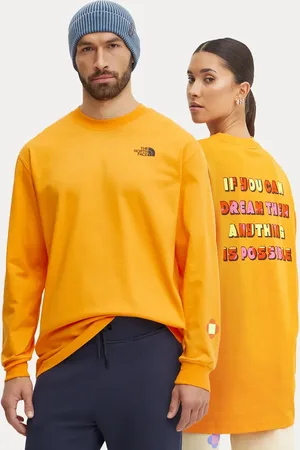 The North Face Top a maniche lunghe in cotone TNF x Yinka Ilori colore NF0A89CA1IW1