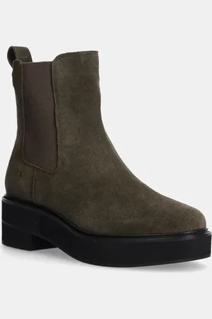 Ralph Lauren Stivaletti chelsea in camoscio Adrianna donna colore 802951237002